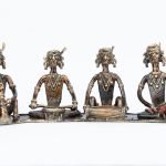 Dharohar Craft Tribal musician troupe made in dhokra art.