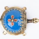 Dharohar Craft Colourful Turtle made through dhokra process