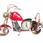 Hand crafted bike with clock /desk clock