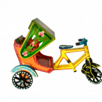 Dharohar Craft Wooden handcrafted Multicolored Rickshaw