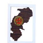 Dharohar Craft Chhattisgarh shaped wall decor frame