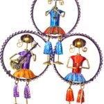 Dharohar Craft 3 Ring Doll Wall Decor